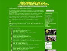 Tablet Screenshot of growmoreweed.com